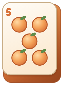 Five apricots tile