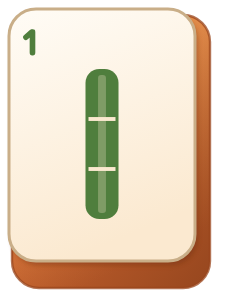 One of bamboo tile